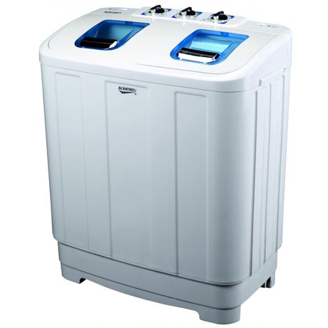 Masina de spalat rufe semiautomata Albatros WMS 4.5, Spalare 4.5 kg, Stoarcere 3.5 kg, Alb